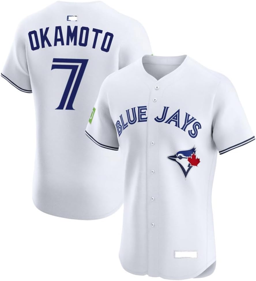 Amazon.co.jp: [AHCY] ブルージェイズ 岡本和真 野球ユニフォーム 7番